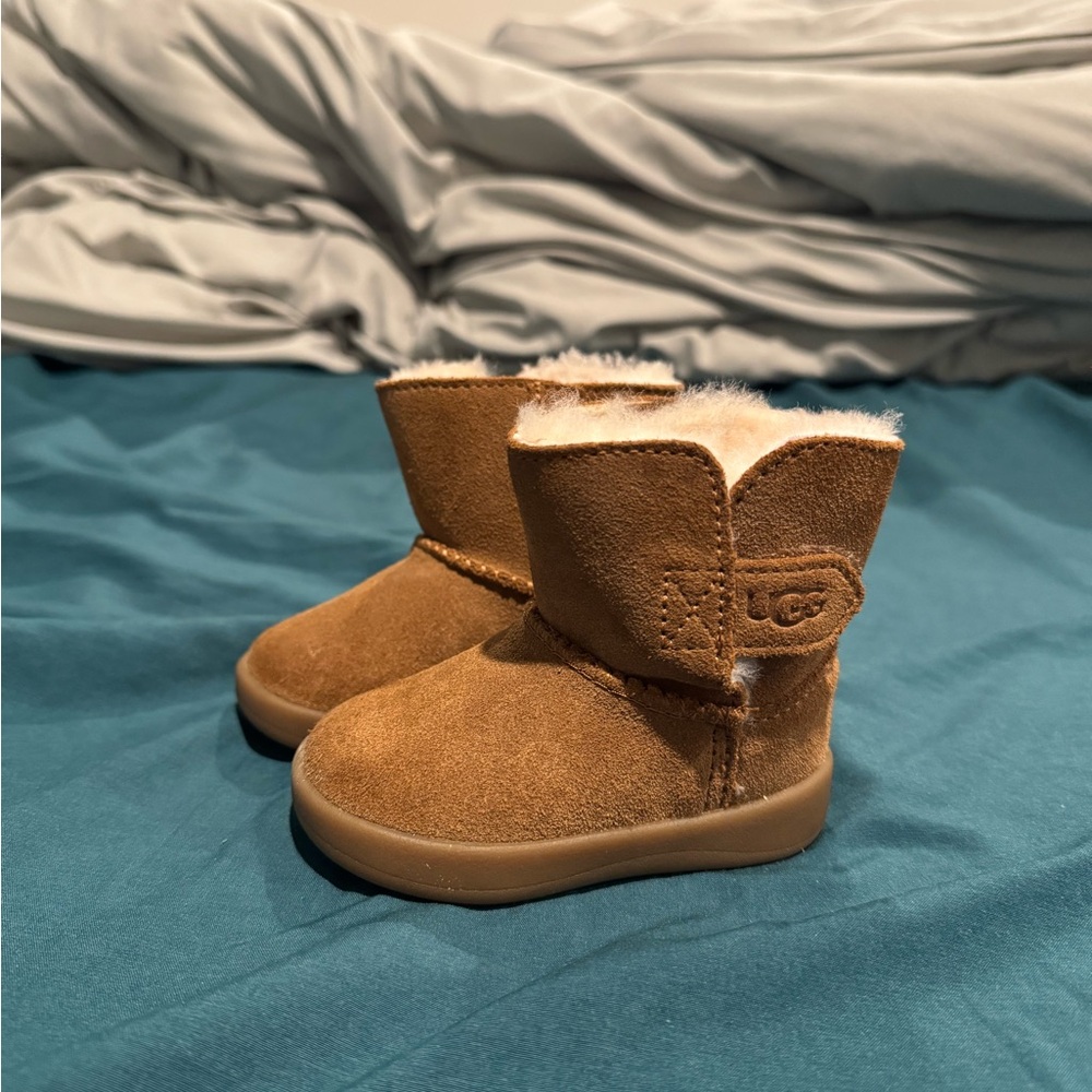 UGG Chestnut Suede Infant Booties